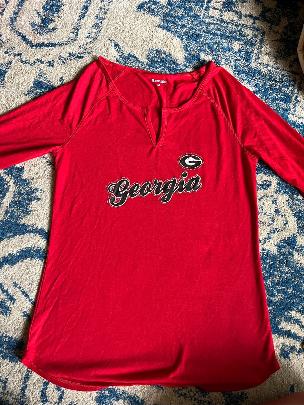Georgia 3/4 Sleeve Tee - Size M